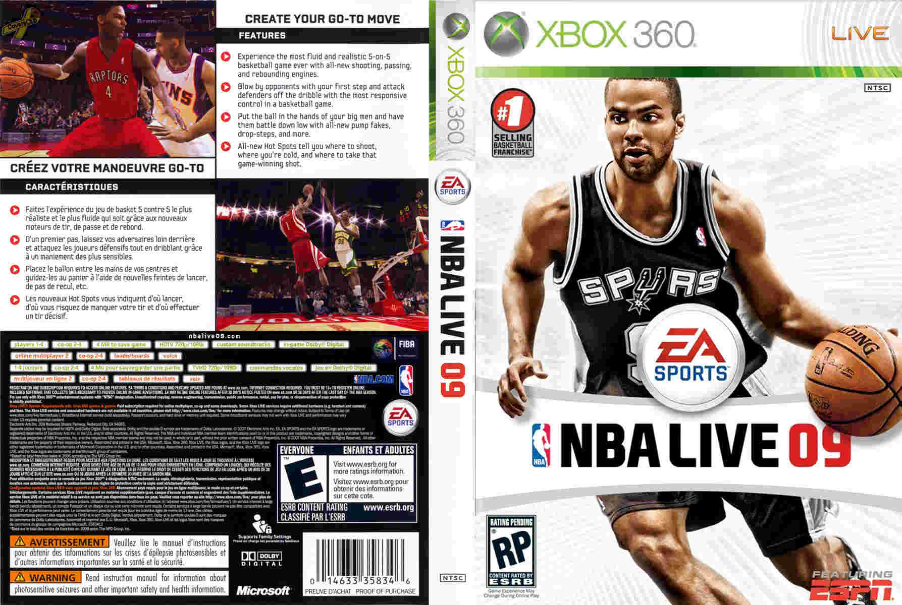 nba live 09 wii